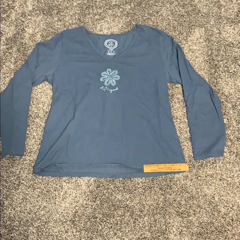 Life is Good long sleeve pajama t-shirt